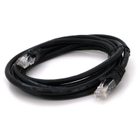 Патч-корд 1м, UTP, Cat.6, RJ45, CU, black Ritar (PCR-CU6/1Bk) Diawest