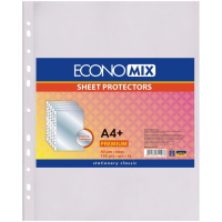 Файл Economix А4+ 40 мкм глянцевых, 100 штук (E31107) Diawest