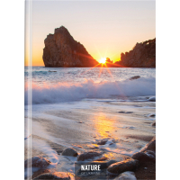 Блокнот Optima Nature of Ukraine: море А4, тверда обкл. 96 аркушів, клітинка (O20378-10) Diawest