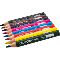 Карандаши цветные Cool For School Jumbo Extra Soft, 8 цветов (CF15165) Diawest