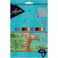 Карандаши цветные Economix Africa 18 цветов (E11531) Diawest