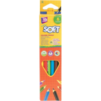 Карандаши цветные Cool For School Extra Soft 6 цветов (CF15142) Diawest