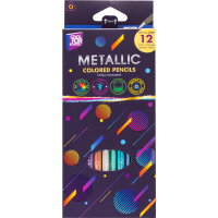Карандаши цветные Cool For School Metallic 12 цветов (CF15168) Diawest