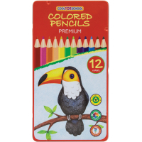 Карандаши цветные Cool For School Premium трехгранные, 12 цветов (CF15178) Diawest
