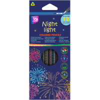 Карандаши цветные Cool For School Night light трехгранные 12 цветов (CF15183) Diawest