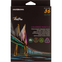 Карандаши цветные Cool For School Art Pro профессиональные 36 цветов (CF15161) Diawest