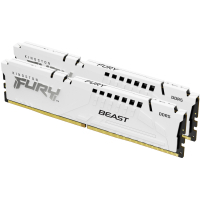 Модуль пам'яті для комп'ютера DDR5 32GB (2x16GB) 5200 MHz Beast EXPO White Kingston Fury (ex.HyperX) (KF552C36BWEK2-32) Diawest