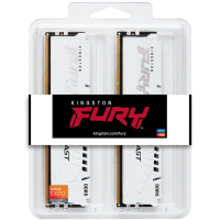Модуль пам'яті для комп'ютера DDR5 32GB (2x16GB) 5200 MHz Beast EXPO White Kingston Fury (ex.HyperX) (KF552C36BWEK2-32) Diawest