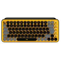 Клавіатура Logitech POP Keys Wireless Mechanical Keyboard UA Blast Yellow (920-010735) Diawest