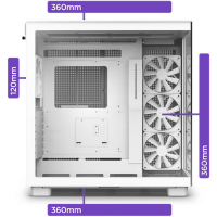 Корпус NZXT H9 Elite Edition White (CM-H91EW-01) Diawest