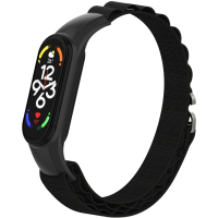 Ремешок для фитнес браслета Armorstandart AlpinaStyle Band для Xiaomi Mi Band 7/6/5/4 Black (ARM64987) Diawest