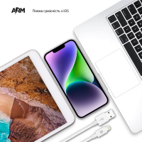 Дата кабель USB 2.0 AM to Lightning 1.2m AMD818L white Armorstandart (ARM64302) Diawest