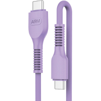 Дата кабель USB-C to USB-C 1.0m AR88 3A purple Armorstandart (ARM65291) Diawest