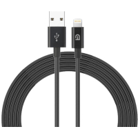 Дата кабель USB 2.0 AM to Lightning 1.2m AMD818BL black Armorstandart (ARM64373) Diawest