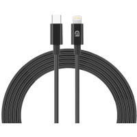 Дата кабель USB-C to Lightning 1.2m AMQGJ2BL black Armorstandart (ARM64374) Diawest