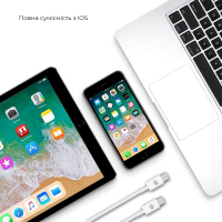 Дата кабель USB-C to USB-C 2.0m ABMLL82 white Armorstandart (ARM63474) Diawest