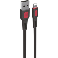 Дата кабель USB 2.0 AM to Lightning 1.0m AR15 2.4A black Armorstandart (ARM59537) Diawest