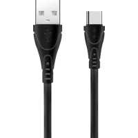 Дата кабель USB 2.0 AM to Type-C 1.0m SC-112a Black XoKo (XK-SC-112a-BK) Diawest