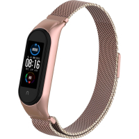 Ремешок для фитнес браслета Armorstandart Milanese Magnetic Band 503 для Xiaomi Mi Band 6/5 Rose Gold (ARM57183) Diawest
