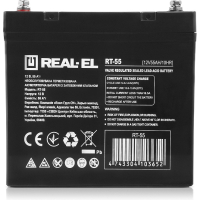 Батарея к ИБП REAL-EL RT-55, 12V-55Ah (RT-55) Diawest