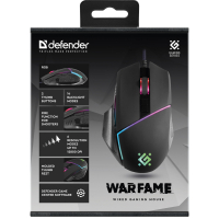 Мишка Defender Warfame GM-880L USB Black (52880) Diawest