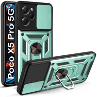 Чохол до мобільного телефона BeCover Military Poco X5 Pro 5G Dark Green (709116) Diawest
