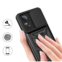 Чехол для мобильного телефона BeCover Military Oppo A17 Black (709113) Diawest