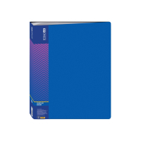 Папка с файлами Economix А4 с 60 файлами, синяя (E30606-02) Diawest