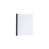 Папка-скоросшиватель Economix А4 с планкой-зажимом 15 мм (2-95 листов), черная (E31211-01) Diawest