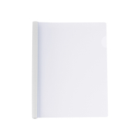 Папка-скоросшиватель Economix А4 с планкой-зажимом 10 мм (2-65 листов), белая (E31205-14) Diawest