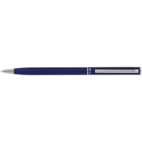 Ручка шариковая Cabinet Canoe Синяя, корпус синий с серебристым (O15964-02) Diawest