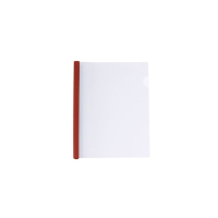 Папка-скоросшиватель Economix А4 с планкой-зажимом 15 мм (2-95 листов), красная (E31211-03) Diawest