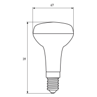 Лампочка Eurolamp LED R39 5W E14 3000K 220V (LED-R39-05142(P)) Diawest