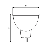 Лампочка Eurolamp LED SMD MR16 11W GU10 3000K 220V (LED-SMD-11103(P)) Diawest