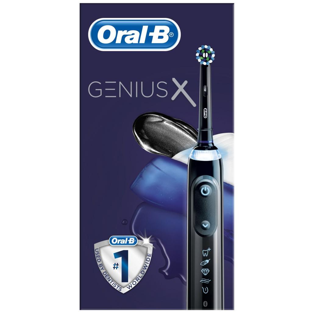 Электрическая зубная щетка Oral-B Genius X/D706.513.6X Midnight black Diawest