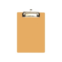 Клипборд-папка Economix A5 с прижимом и подвесом, пластик, оранжевый (E30157-86) Diawest