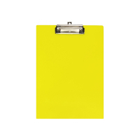 Клипборд-папка Economix A4 с прижимом и подвесом, пластик, желтый (E30156-85) Diawest