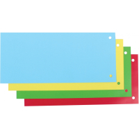 Роздільник сторінок Economix 240х105 мм , картон, кольоровий, 100 шт (E30809) Diawest