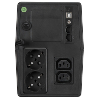 Пристрій безперебійного живлення FSP iFP-1000, USB, IEC, Schuko (PPF4801103) Diawest