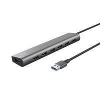 Порт-репликатор Trust Dalyx 7-in-1 USB-A 3.2 Aluminium Dock (24967_TRUST) Diawest