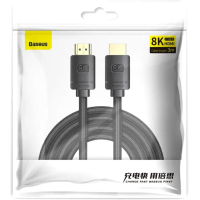 Кабель мультимедийный HDMI to HDMI 1.0m V2.1 Baseus (WKGQ000001) Diawest