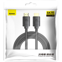 Кабель мультимедійний HDMI to HDMI 2.0m V2.1 Baseus (CAKGQ-K01) Diawest
