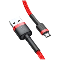 Дата кабель USB 2.0 AM to Micro 5P 2.0m 1.5A Red Baseus (CAMKLF-C09) Diawest