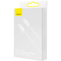 Дата кабель USB-C to USB-C 2.0m 5A White Baseus (CALD000302) Diawest