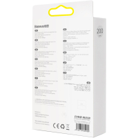 Дата кабель USB-C to USB-C 2.0m 5A White Baseus (CALD000302) Diawest