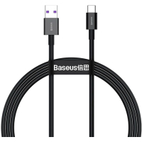 Дата кабель USB 2.0 AM to Type-C 1.0m 3A Black Baseus (CATYS-01) Diawest