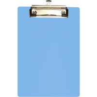 Клипборд-папка Economix A5 с прижимом и подвесом, пластик, голубой (E30157-82) Diawest