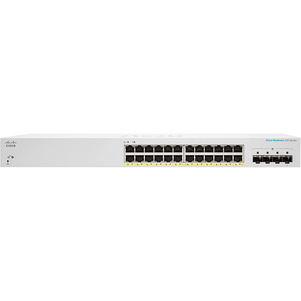 Комутатор мережевий Cisco CBS220-24T-4G-EU Diawest