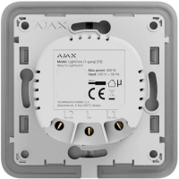 Розумний вимикач Ajax LightSwitch 2-gang/чорний (ALS2B) Diawest