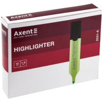 Маркер Axent Highlighter 1-5 мм клиновидный зеленый (2531-04-A) Diawest